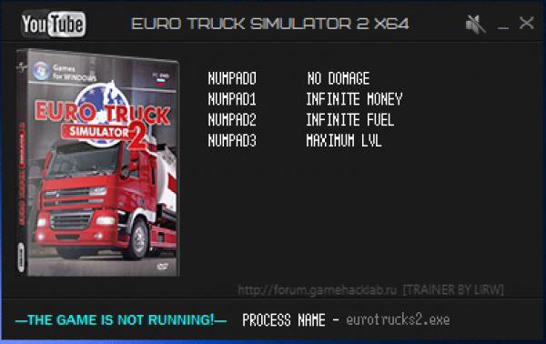 Трейнер для Euro Truck Simulator 2 (+6) [1.22.2.3s - 64bit]