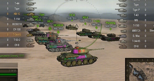 Шкурки с зонами пробития для World of Tanks 0.8.3