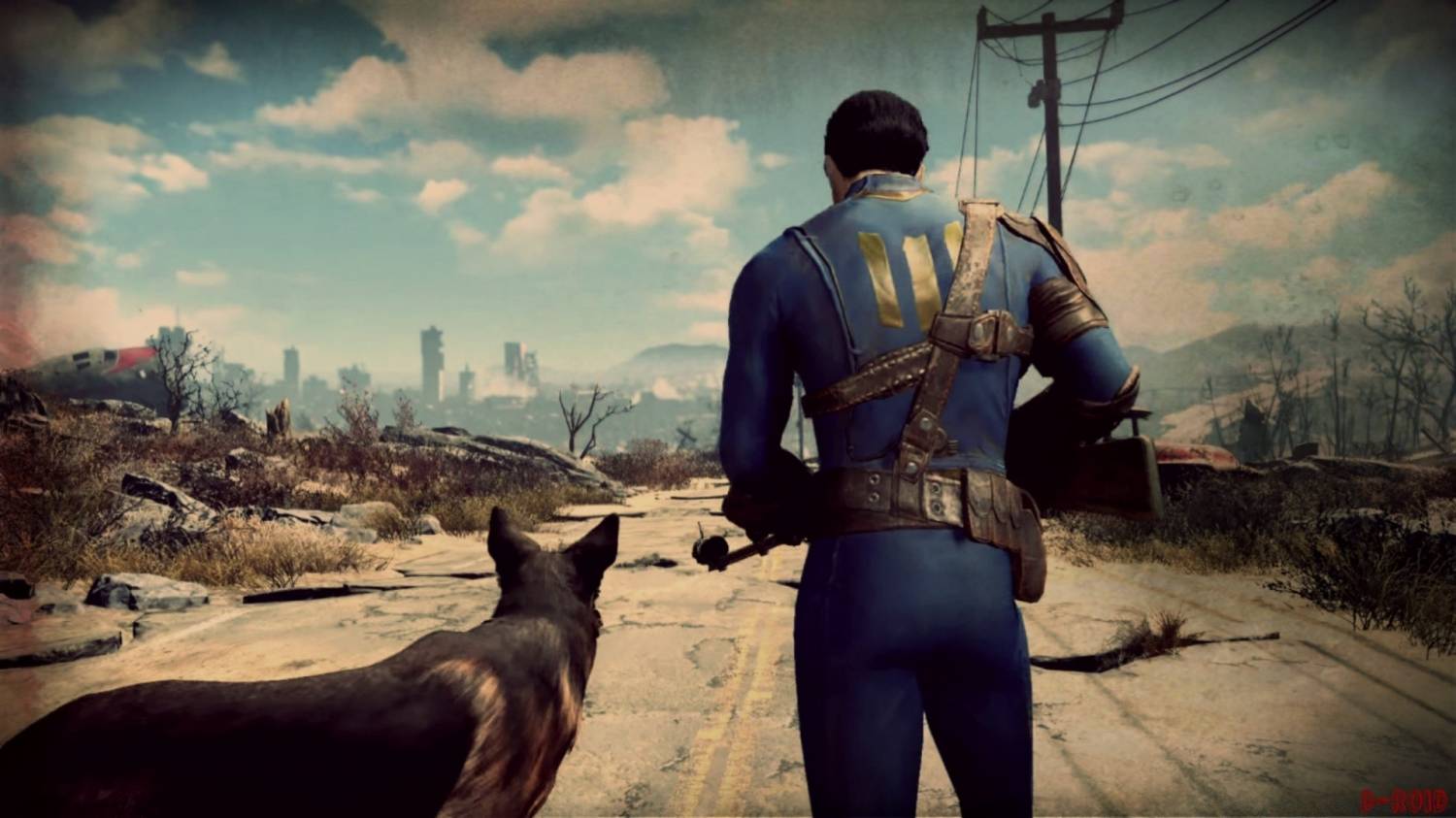 Как одеть собаку в Fallout 4